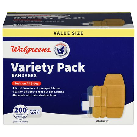 Walgreens Variety Pack Bandages Assorted Sizes