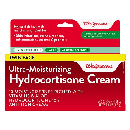 Walgreens Hydrocortisone 1 Percent Anti-Itch Cream Plus 10 Moisturizers