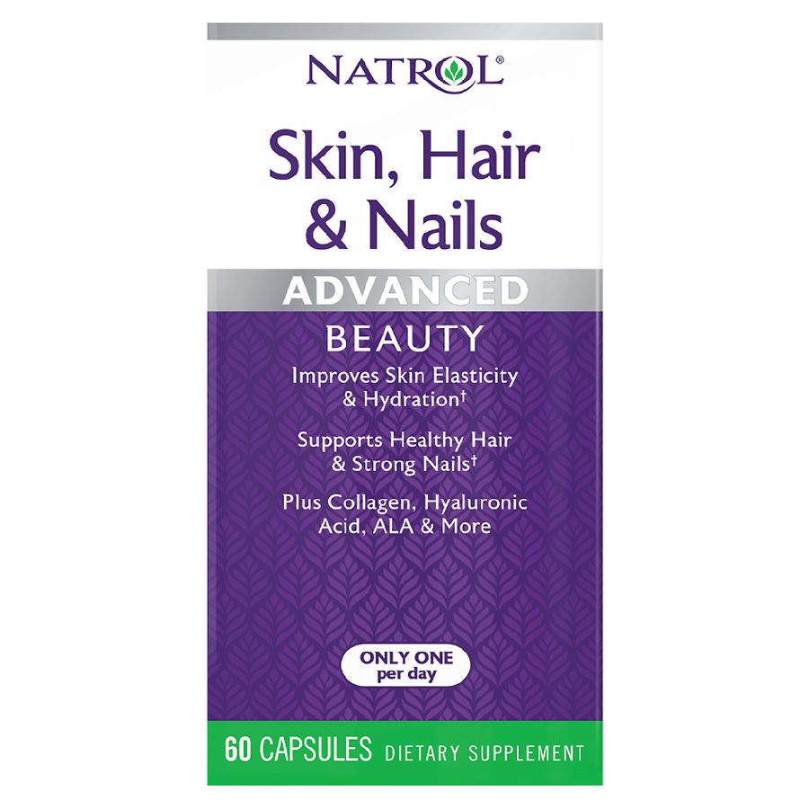Natrol Skin, Hair and Nails Capsules | Walgreens