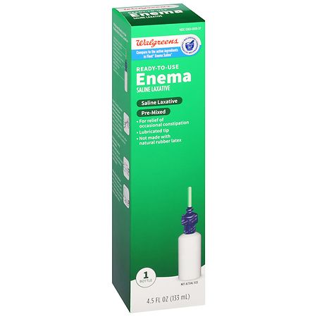 Walgreens Enema Saline Laxative