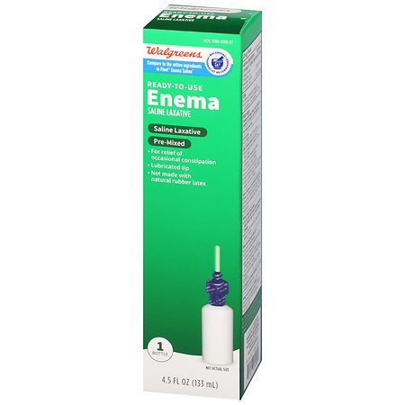 Walgreens Enema Saline Laxative