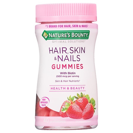 Nature's Bounty Optimal Solutions Hair Skin Nails Gummies | Walgreens