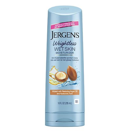 Jergens Wet Skin In-Shower Body Lotion Argan Oil