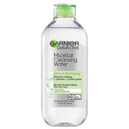 Micellar Cleansing Water - Facial Cleanser & Makeup Remover - Garnier