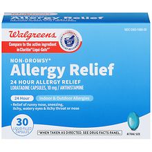 Walgreens 24 Hour Allergy Relief Liquid-Filled Capsules | Walgreens