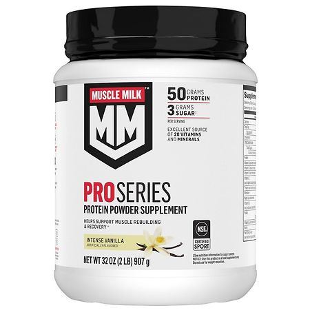 Muscle Milk Pro Series Protein Powder Vanilla