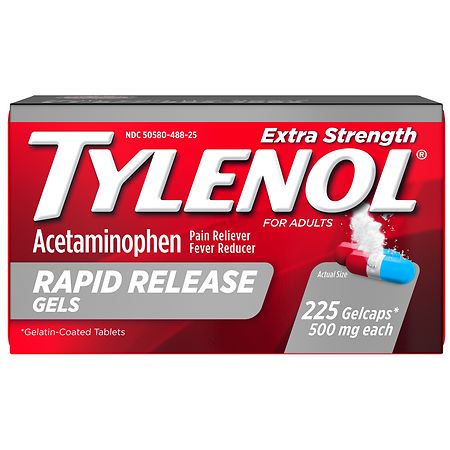 TYLENOL Extra Strength Acetaminophen Rapid Release Gels