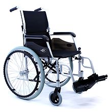 Karman Ultra Lightweight Wheelchair with Swing Away Footrest Seat 18x16 ...