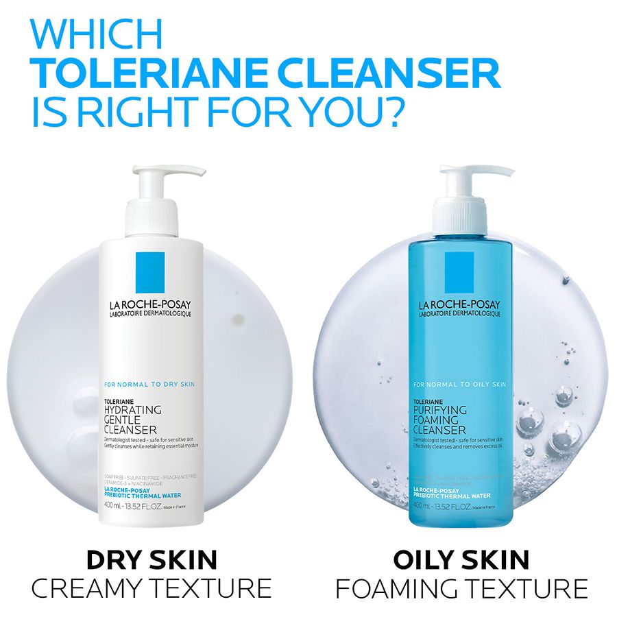 La Roche-Posay Toleriane Purifying Foaming Face Cleanser for