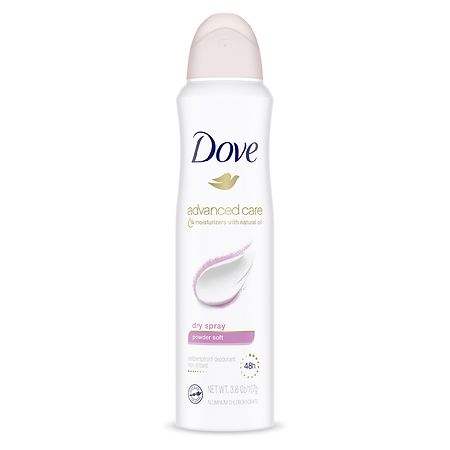 Dove Dry Spray Antiperspirant Deodorant Powder Soft