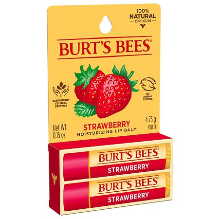 Burt's Bees Moisturizing Lip Balm Strawberry