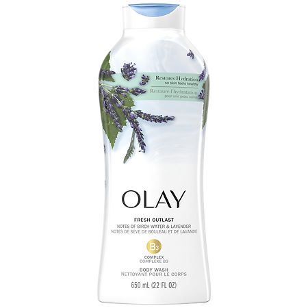 Olay Fresh Outlast Body Wash Purifying Birch Water & Lavender