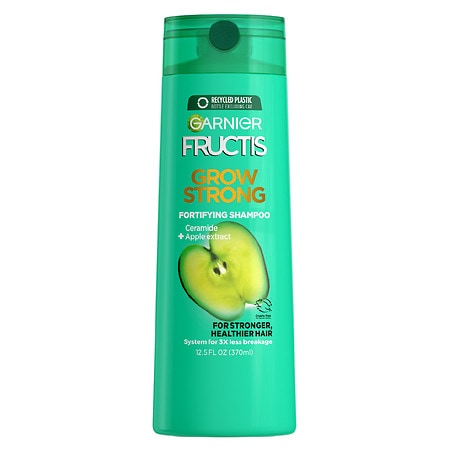 Garnier Fructis Grow Strong Shampoo, For Stronger, Healthier, Shinier Hair