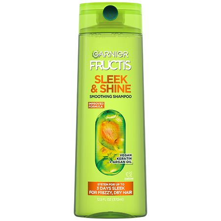 Garnier Fructis Sleek & Shine Fortifying Shampoo for Frizzy, Dry Hair