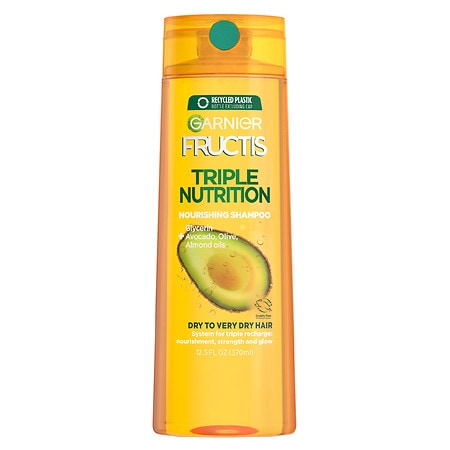 Garnier Fructis Triple Nutrition Shampoo, Dry to Very Dry Hair