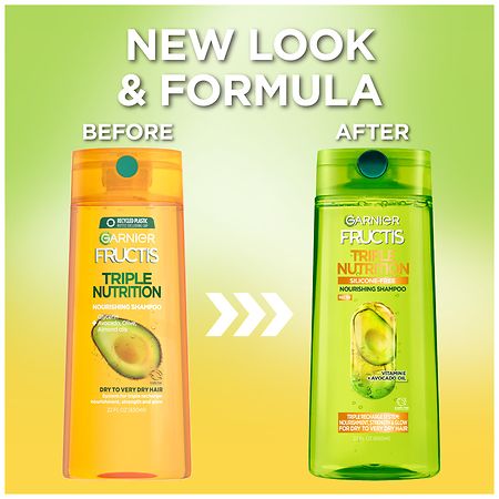 Garnier Fructis Triple Nutrition Nourishing Shampoo, Dry to Very Dry Hair |  Walgreens
