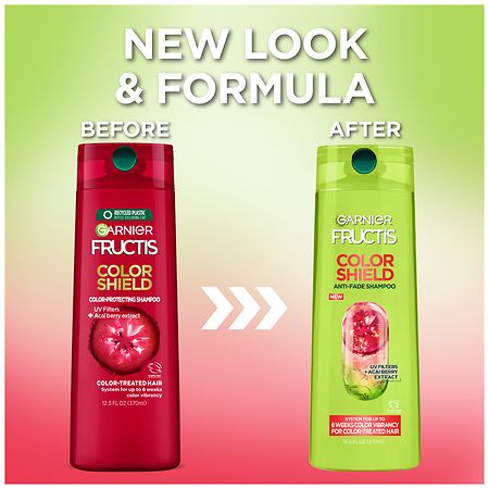 Walgreens for | Color Shield Garnier Hair Color-Treated Anti-Fade Fructis Shampoo