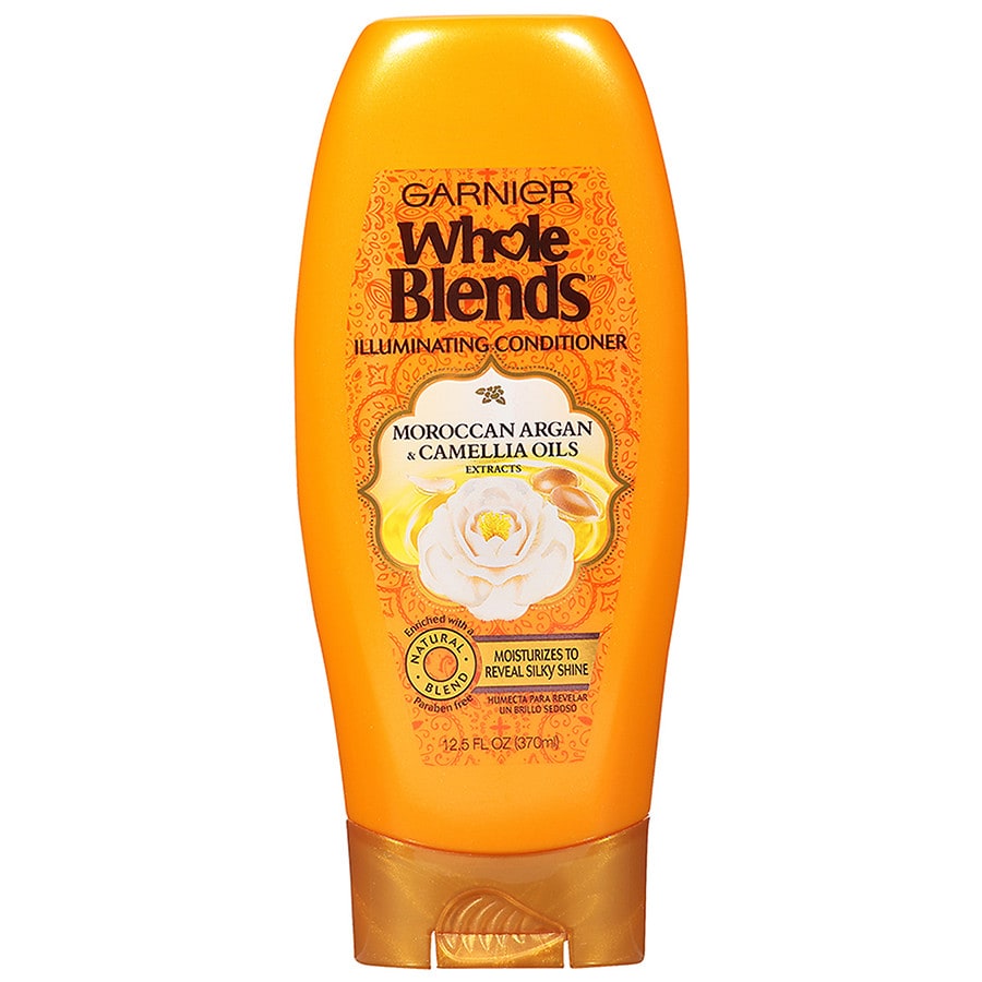 Garnier Whole Blends Illuminating Conditioner with Moroccan Argan & Camellia Oils Extracts
