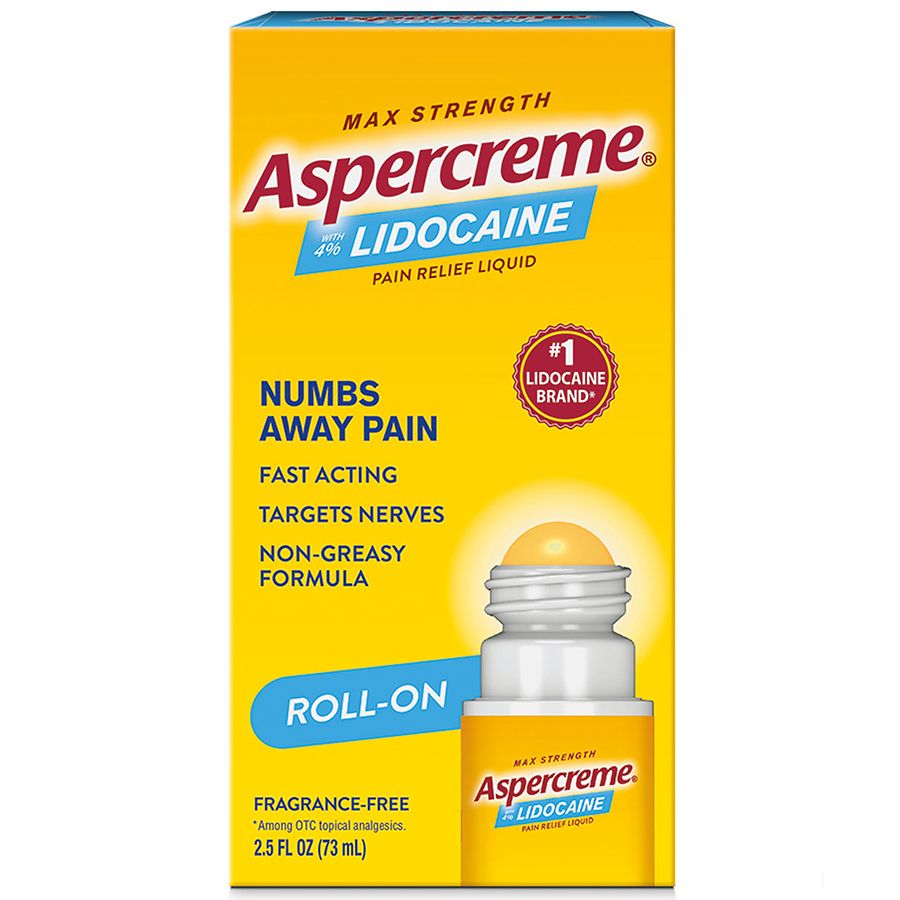 Photo 1 of Aspercreme Max Strength Lidocaine Pain Relief Cream 2.7 oz