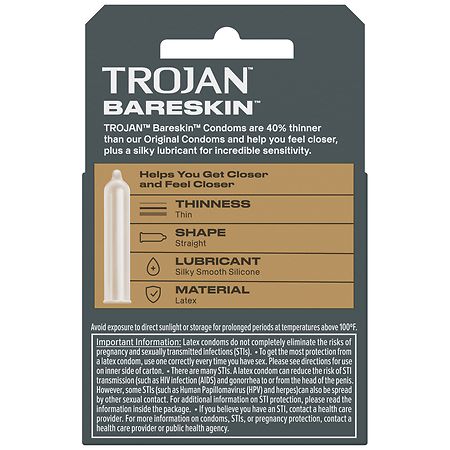 Trojan Sensitivity Lubricated Latex Condoms | Walgreens
