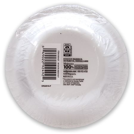 Smile & Save Heavy Duty Paper Plates 9in - 45.0 ea
