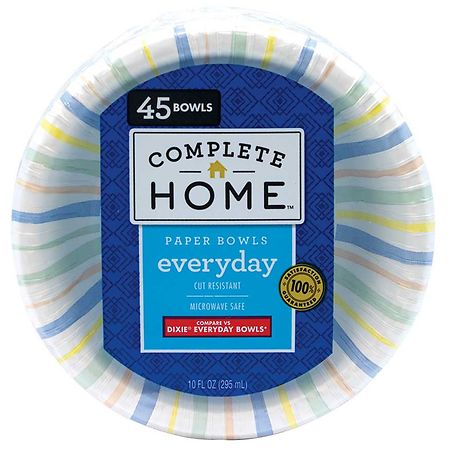 Complete Home Everyday Paper Bowls