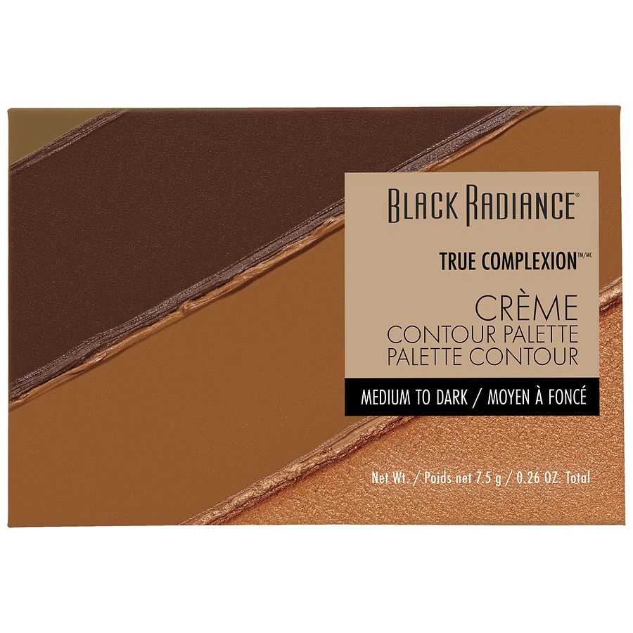 Black Radiance True Complexion Creme Contour Palette, Medium to Dark