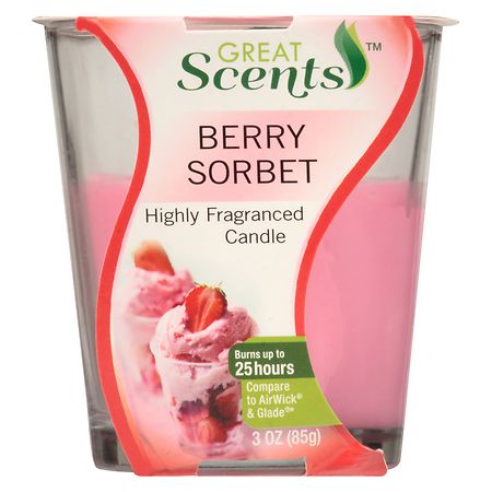 Great Scents Candle Berry Sorbet