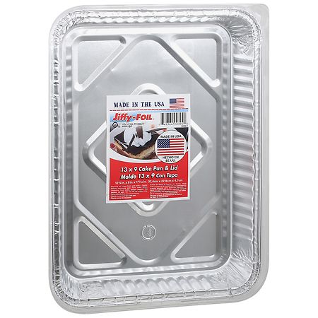 Jiffy Foil Cake Pan Lid 13 x 9 Inches Walgreens