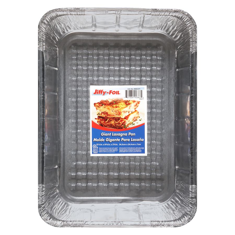Choice 14 x 10 x 3 Rectangular Foil Roast / Lasagna Pan - 50/Case