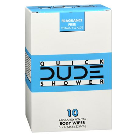 Dude Wipes Shower Wipes Singles