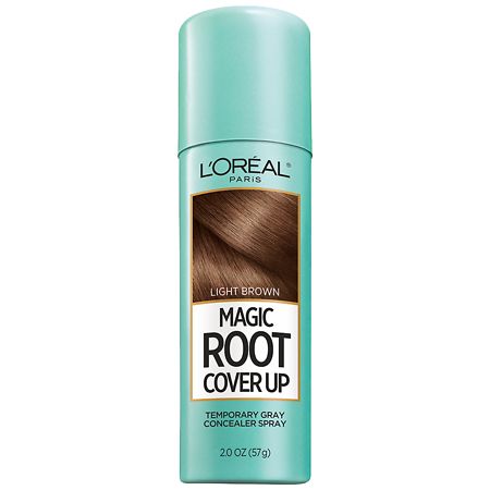 L'Oreal Paris Magic Root Cover Up Gray Concealer Spray Light Brown