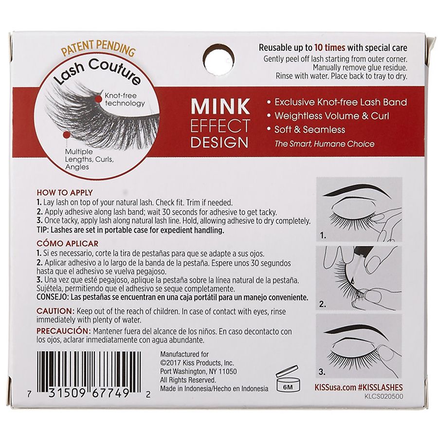 kiss little black dress lashes Lash Couture Faux Mink Collection Review Like mink Kiss Lash Couture Faux Mink