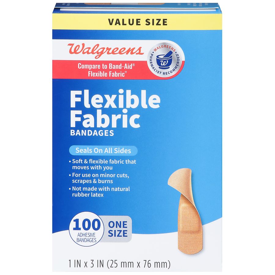 BAND-AID BRAND Flexible Fabric Knuckle and Fingertip Adhesive Bandages  Assorted Sizes 20 Count for sale online