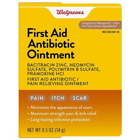 Walgreens Triple Antibiotic Ointment + Scar Cream
