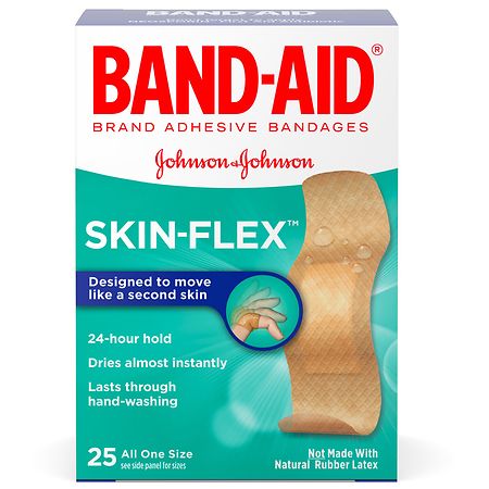 UPC 381371171262 product image for Band Aid Brand Skin-Flex Adhesive Bandages, All One Size All One Size - 25.0 ea | upcitemdb.com