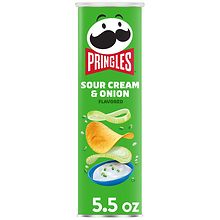 Pringles Potato Crisps Chips Sour Cream and Onion | Walgreens