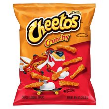 Cheetos Crunchy Cheddar Jalapeno Cheese Puff Chips, 8.5oz Bag