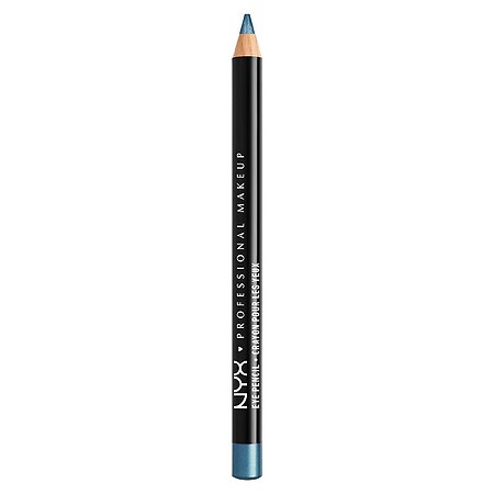 NYX Professional Makeup Slim Eye Pencil Long-Lasting Eyeliner, Satin Blue