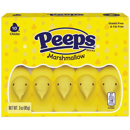 Peeps Marshmallow Chicks Easter Candy Marshmallow Yellow