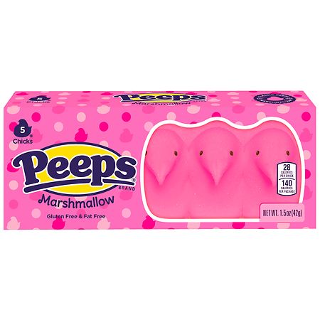 Peeps Marshmallow Easter Candy Marshmallow Pink