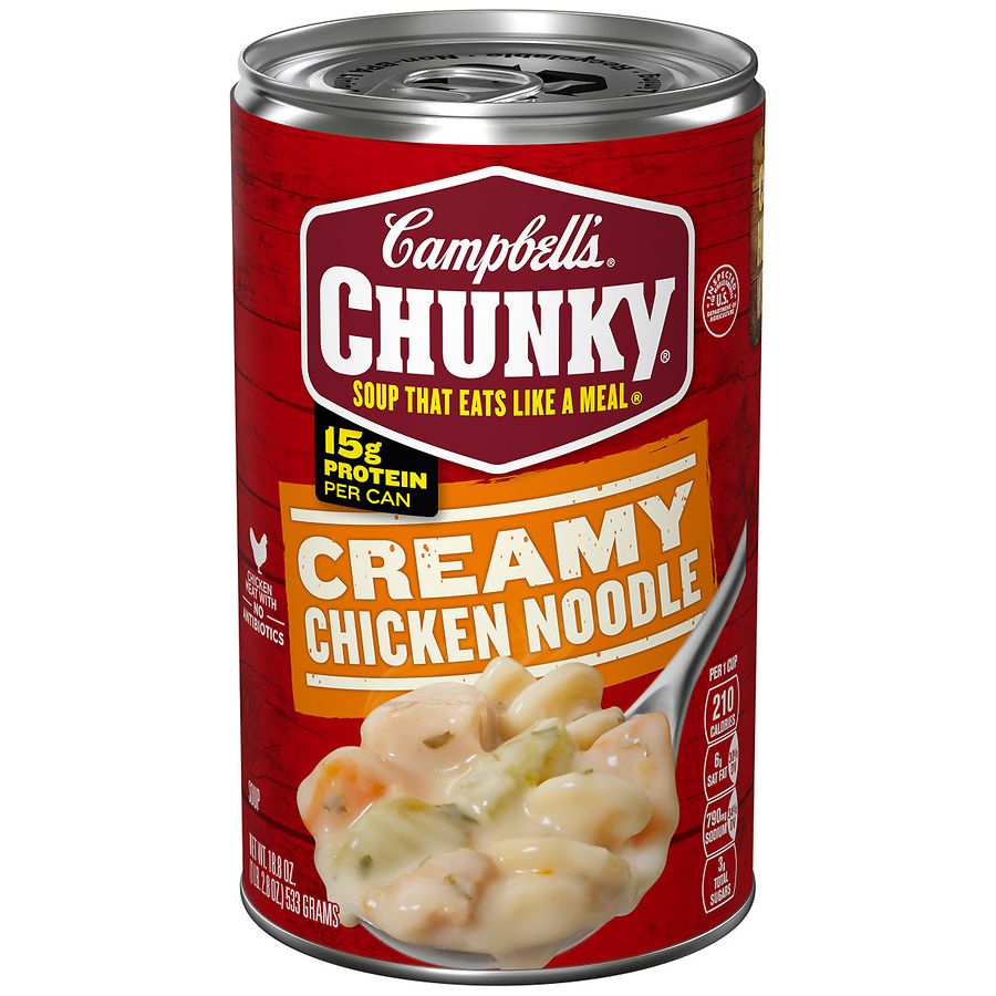 Campbell's Chunky Creamy Chicken Noodle Soup Creamy Chicken Noodle