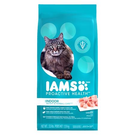 Iams ProActive Health Cat Food Indoor Weight Control & Herbal Care