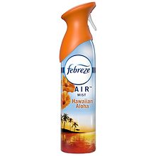 Febreze Air Freshener and Odor Eliminator Spray, Linen & Sky and Hawaiian  Aloha Scents, 8.8oz (Pack of 4)