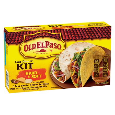 Old El Paso Hard And Soft Taco Dinner Kit