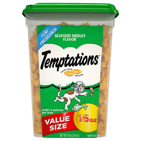 Temptations Cat Food Value Pack Seafood Medley