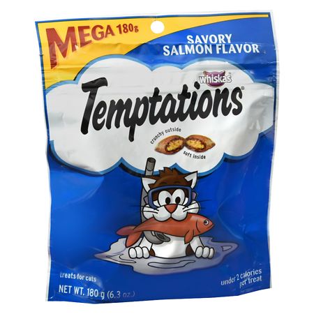 Temptations Cat Food Mega Salmon