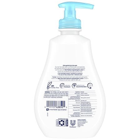 Dove Baby Rich Moisture Head To Toe Wash Bagnoschiuma bambino 200 ml