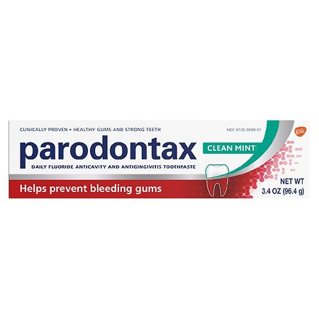 PARODONTAX Gingivitis Toothpaste For Bleeding Gums Clean Mint