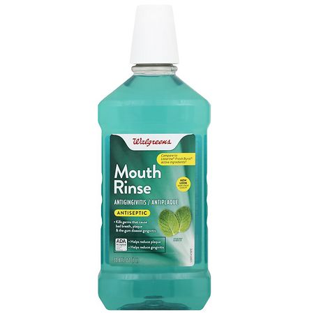 Walgreens Mouth Rinse Antigingivitis /  Antiplaque Smooth Mint